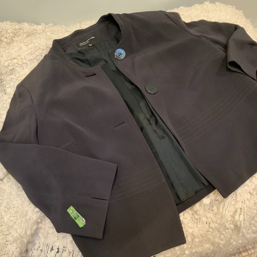 Dark Grey cropped blazer